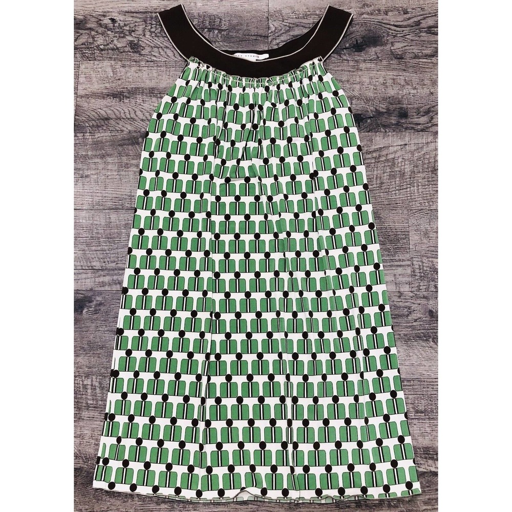 Max Studio Women Sz M Dress Round Neck Chest 36” Sleeveless Knee Length E13 - Picture 4 of 4